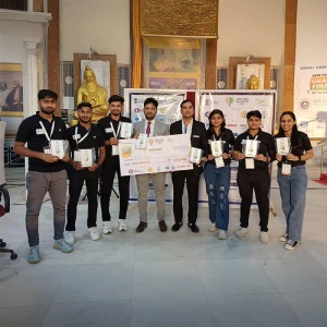 IIMT University Clinches Victory in SIH 2023 Grand Finale as Winner in Student Innovation Category - Hardware Innovation; Tops Among 100 Universities, Awarded Cash Prize of Rs 1 Lakh