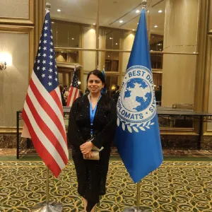 Miss. Diksha Bharti's Amazing Recognition: Outstanding Diplomat Prestigious Award by United Nations
