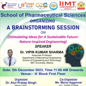 IIMT University School of Pharmaceutical Sciences: Nature-Inspired Engineering for a Sustainable Future