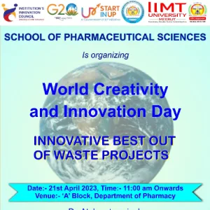 Innovative Best Out of Waste Projects on "World Innovation and Creativity Day"