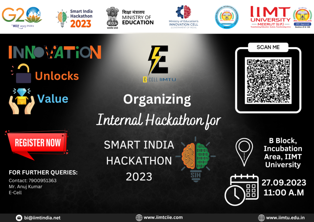 Smart India Hackathon (SIH) - IIMT University