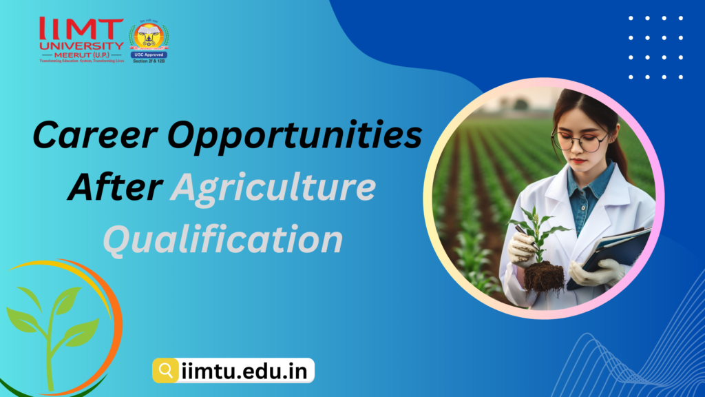 career in Agriculture