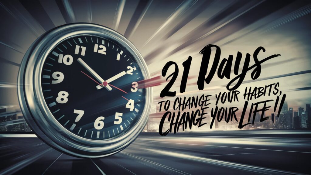 21 Days to Change Your Habits, Change Your Life!