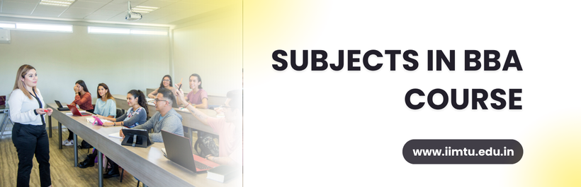 Subjects in BBA Course
