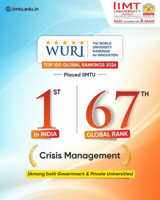 IIMT University WURI 2026 Rankings - - world rank 67