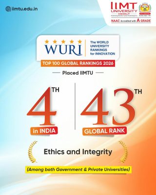IIMT University WURI 2026 Rankings - - world rank 43