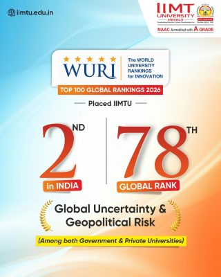 IIMT University WURI 2026 Rankings - - world rank 78