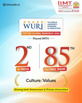 IIMT University WURI 2026 Rankings - - world rank 85