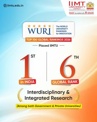 IIMT University WURI 2026 Rankings - - world rank 6