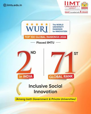 IIMT University WURI 2026 Rankings - - world rank 71