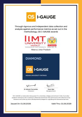QS I-GAUGE Diamond Rating  IIMT University 