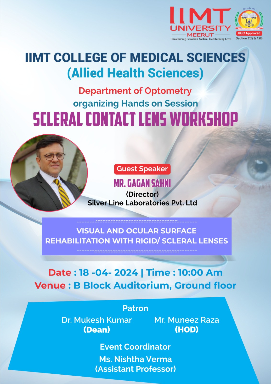 Scleral Contact Lens Workshop