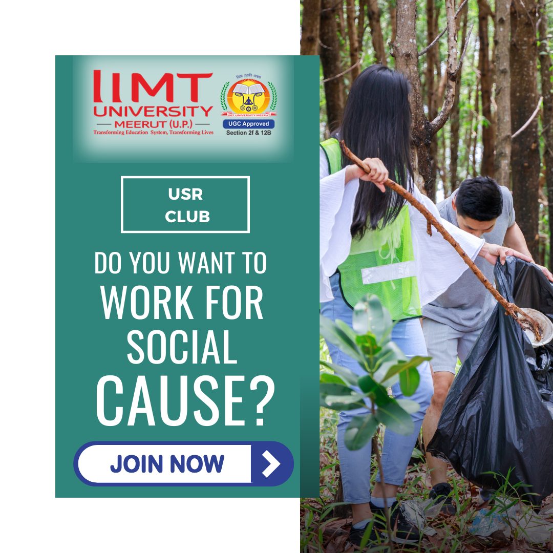 USR Club - Social Responsibility - Student Club - IIMT University