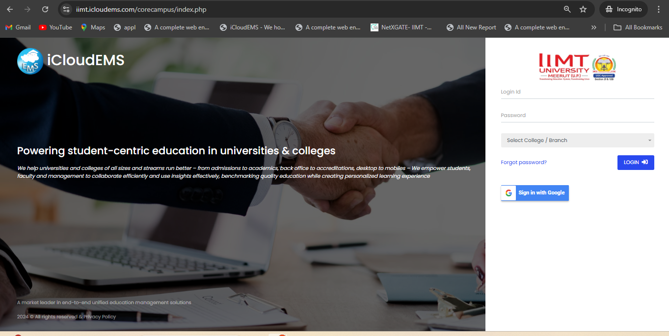 IIMT University ERP