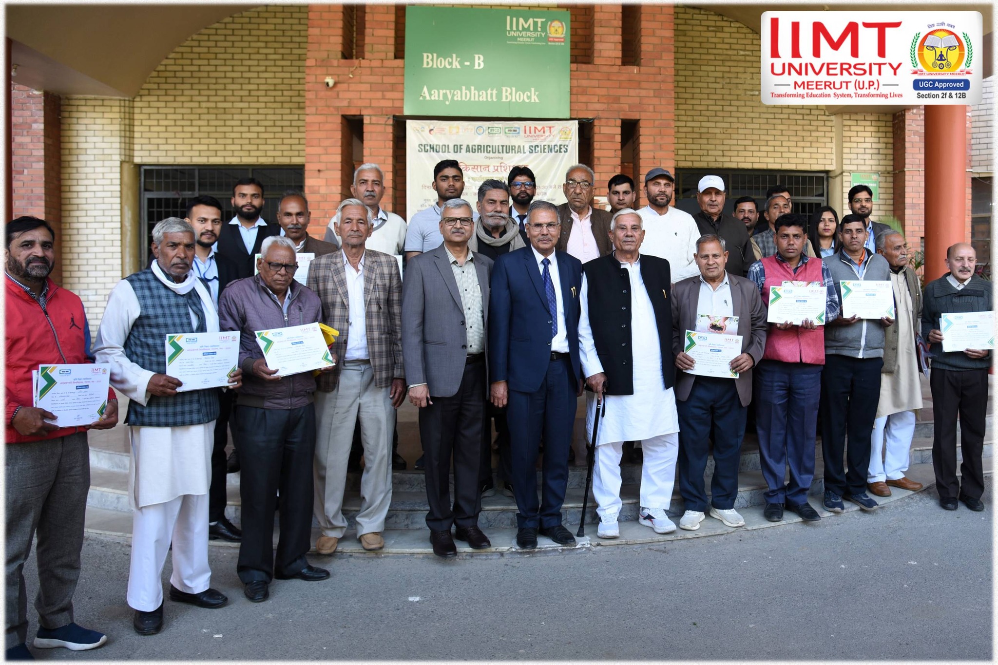 Training workshop for farmers at iimtu