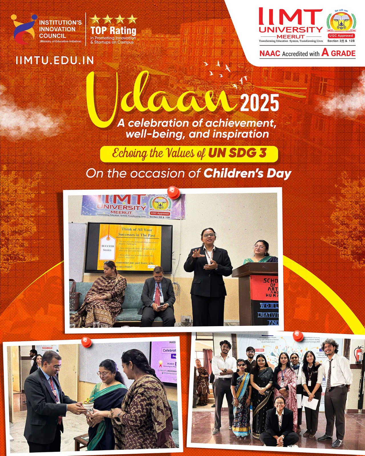 event photo of chidren day at iimt