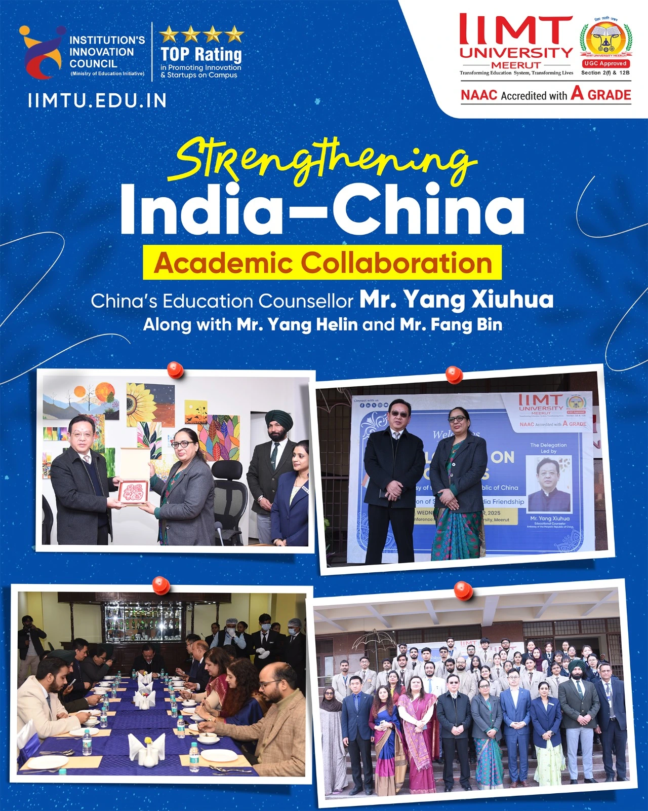 Chinese delegation exploring IIMT University’s green campus and sustainable infrastructure