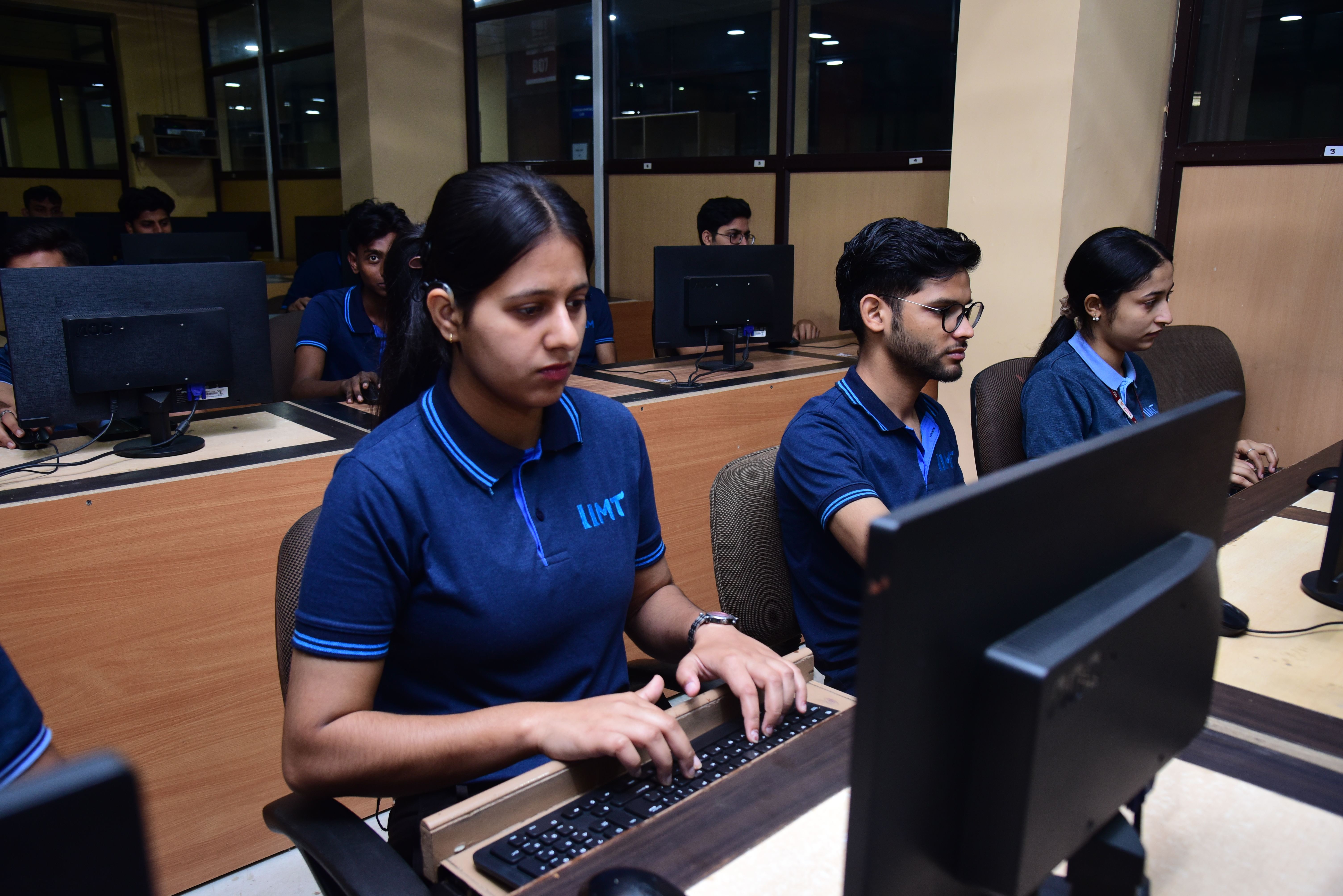 Students on campus