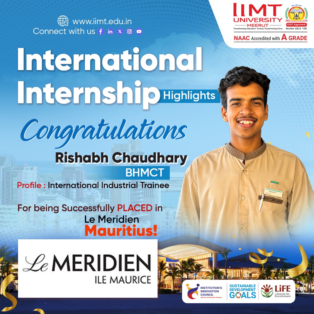 IIMT University students successfully placed in multiple companies during campus placement, showcasing diverse career opportunities and strong industry connections.